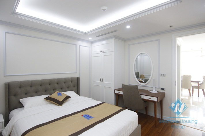 High floor luxury two bedrooms apartment for rent in city center, Hoan Kiem district, Ha Noi